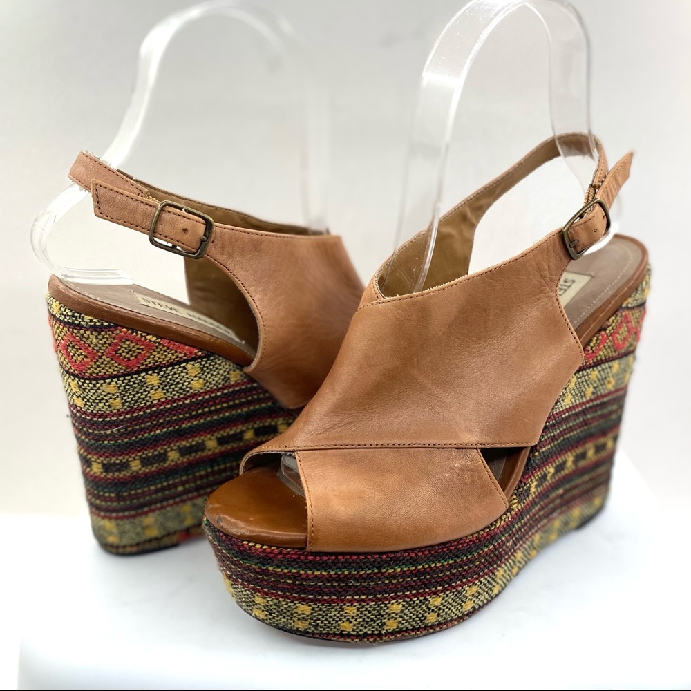 Steve Madden Tisha woven platforms size 6.5